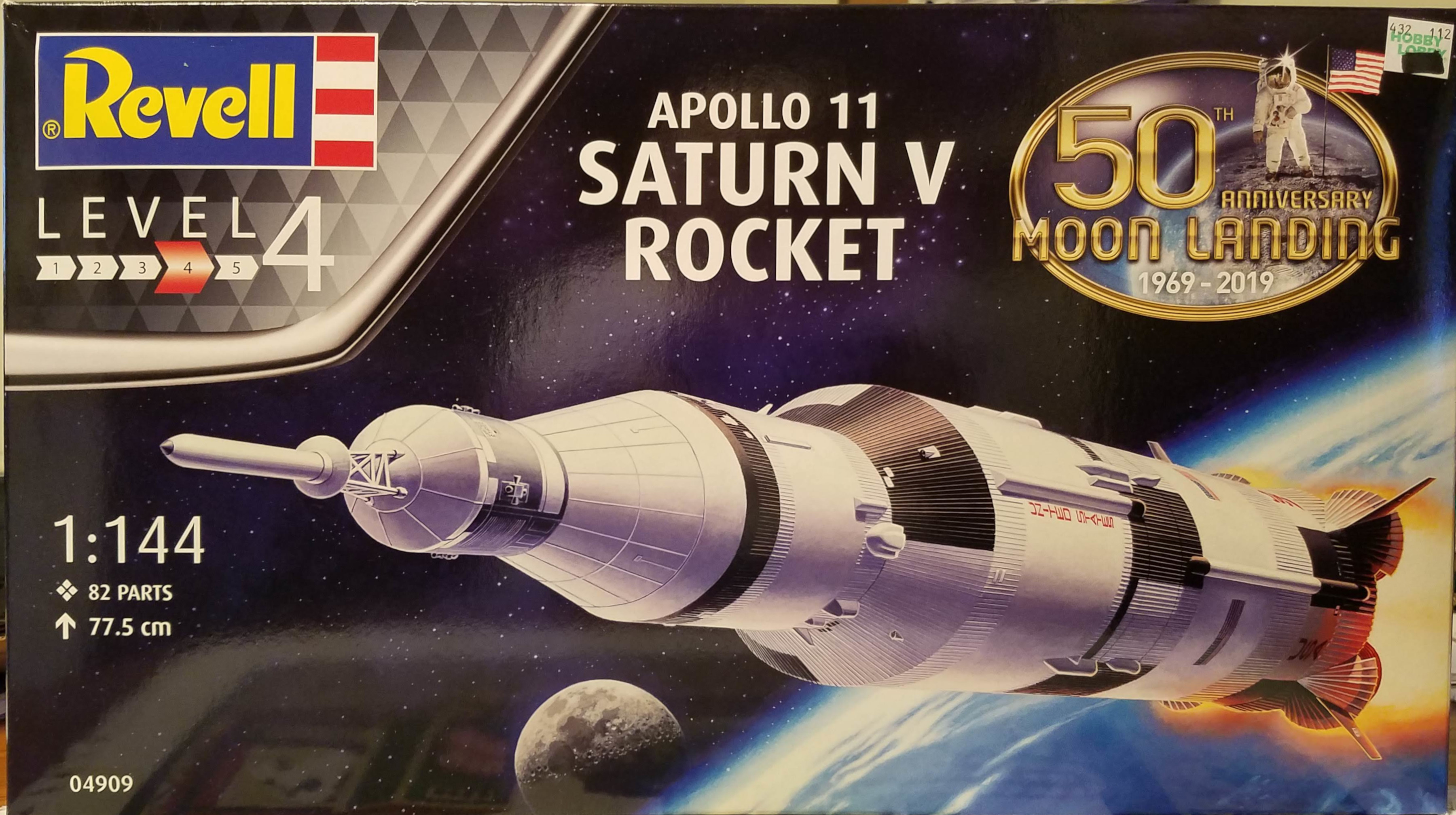 Apollo 11 Saturn V Rocket Box Art (Revell)